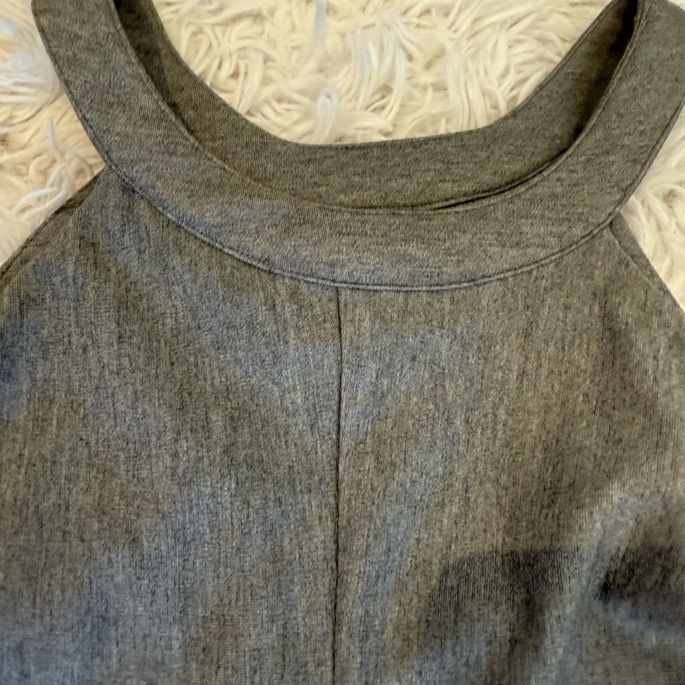 Gray Cold Shoulder Top - Picture 4 of 6
